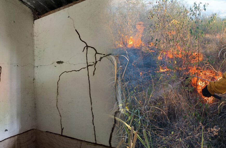 Huila, bajo doble emergencia 26 municipios afectados por sismo y nueve en alerta roja por incendios