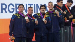 Plata para el laboyano Sebastián Camacho